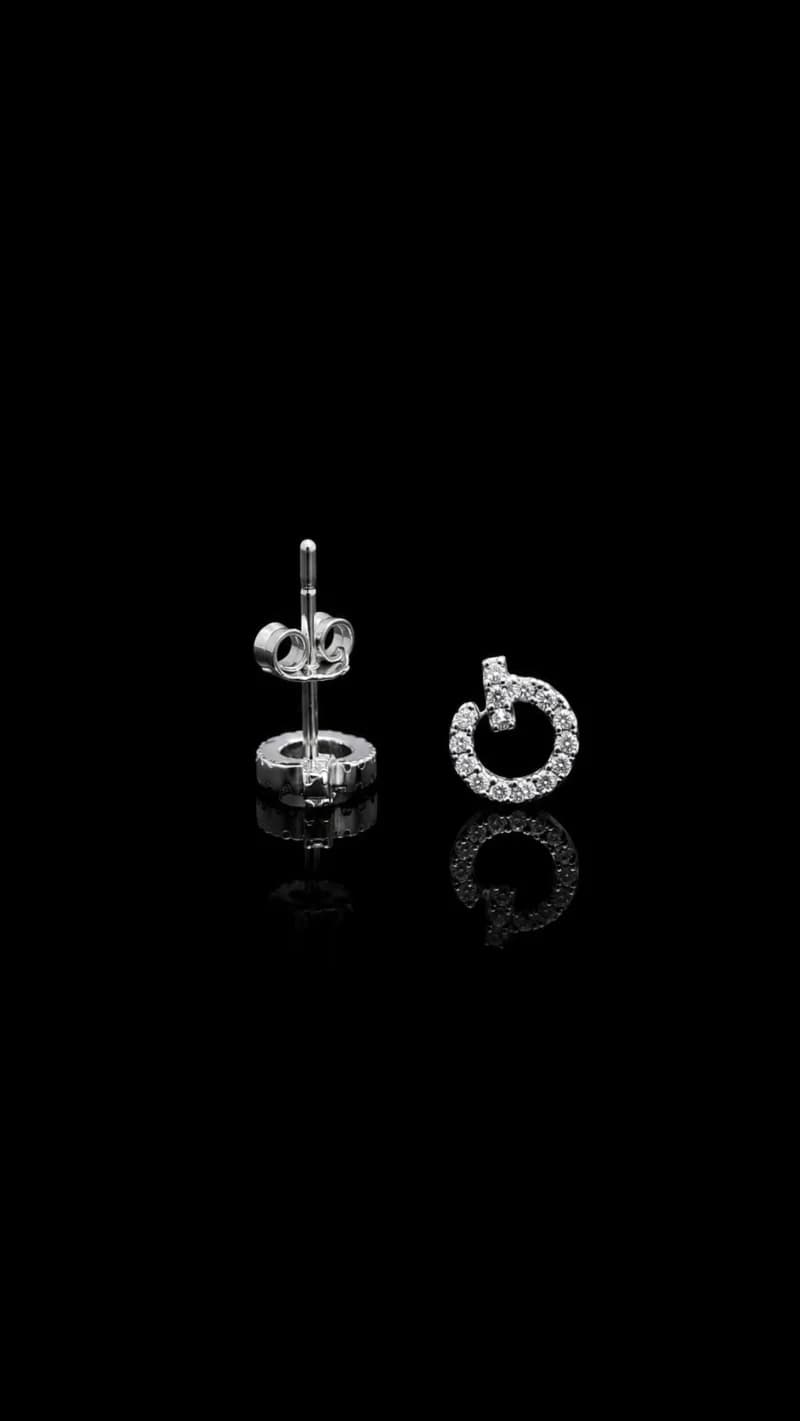 Luna Pave Hoop Earrings